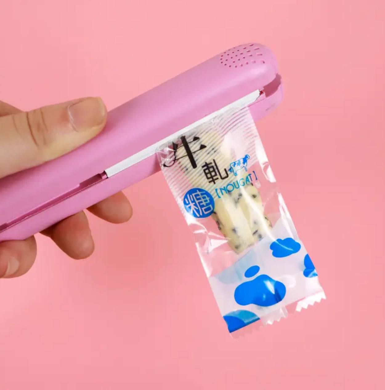 Electric food sealer / hair curler,