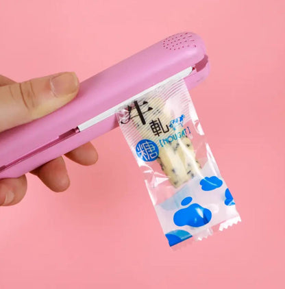 Electric food sealer / hair curler,