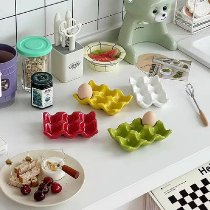 CERAMIC EGG TRAY