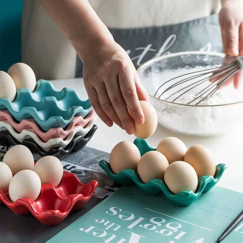 CERAMIC EGG TRAY