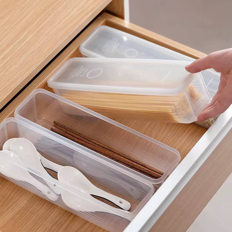 KITCHEN NOODLE SPAGHETTI CONTAINER WITH COVER