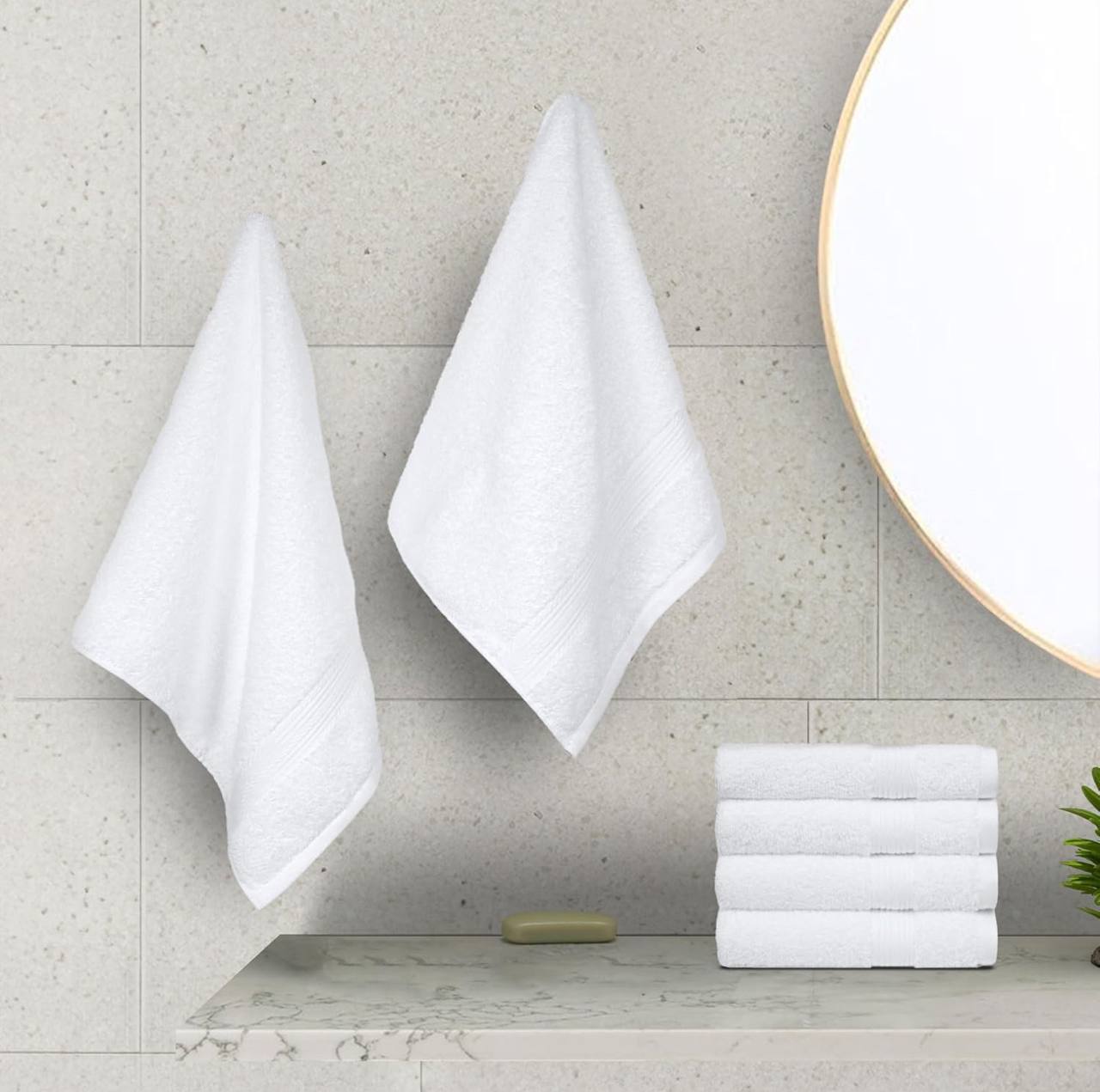Camel brand White hand towels