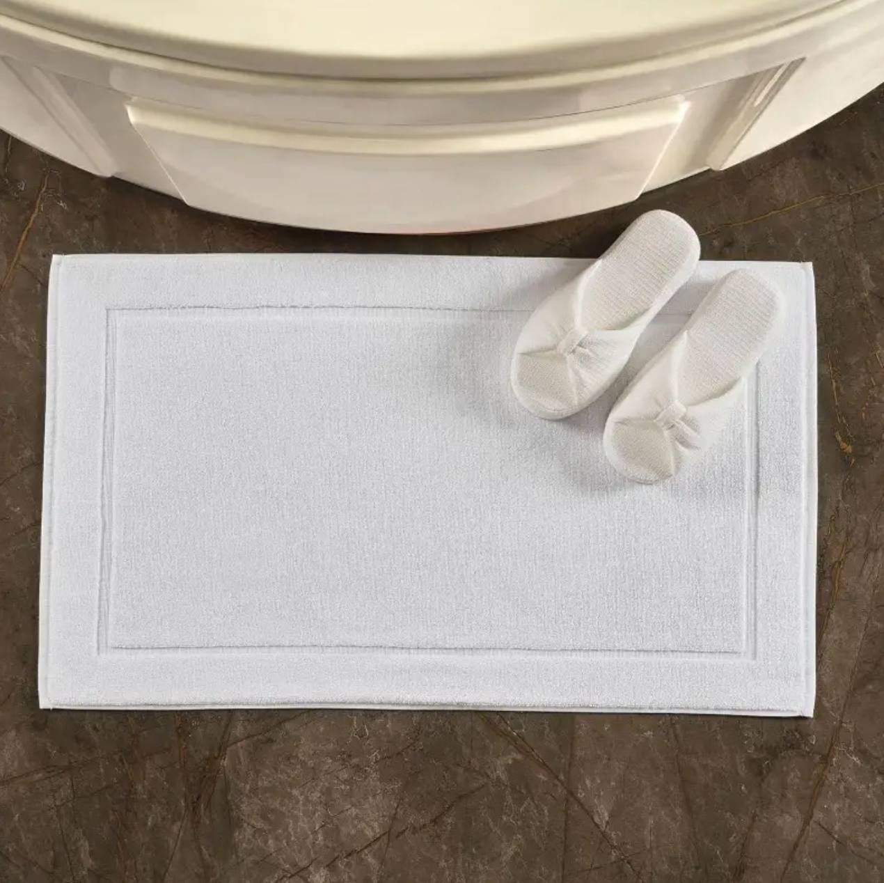 Luxurious cotton Bathroom mat