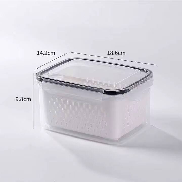 3pc Double Drain Basket