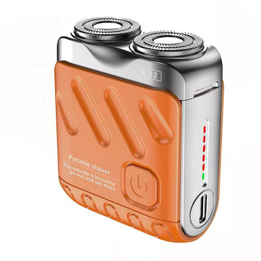 Portable rechargeable High power Duo ring magnetic blade mini shaver YR-188 .