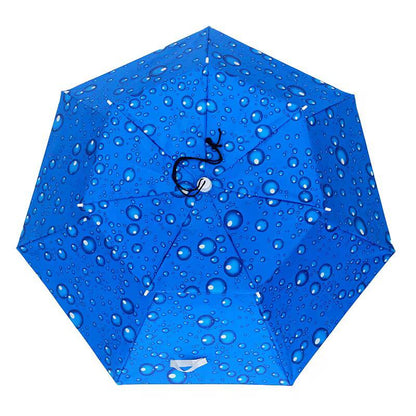 Double layer head supported umbrella.