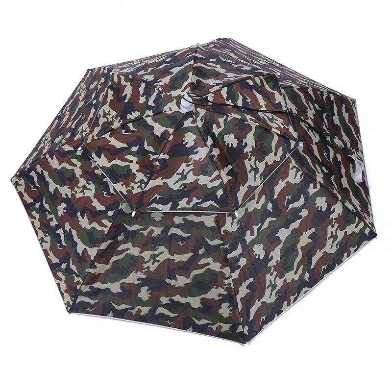 Double layer head supported umbrella.