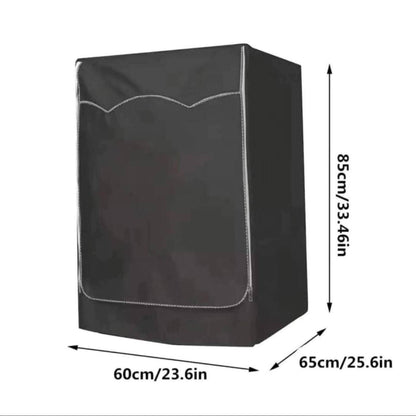Premium Quality Waterproof/Sunproof/Dustproof Black Front load  washing machine cover