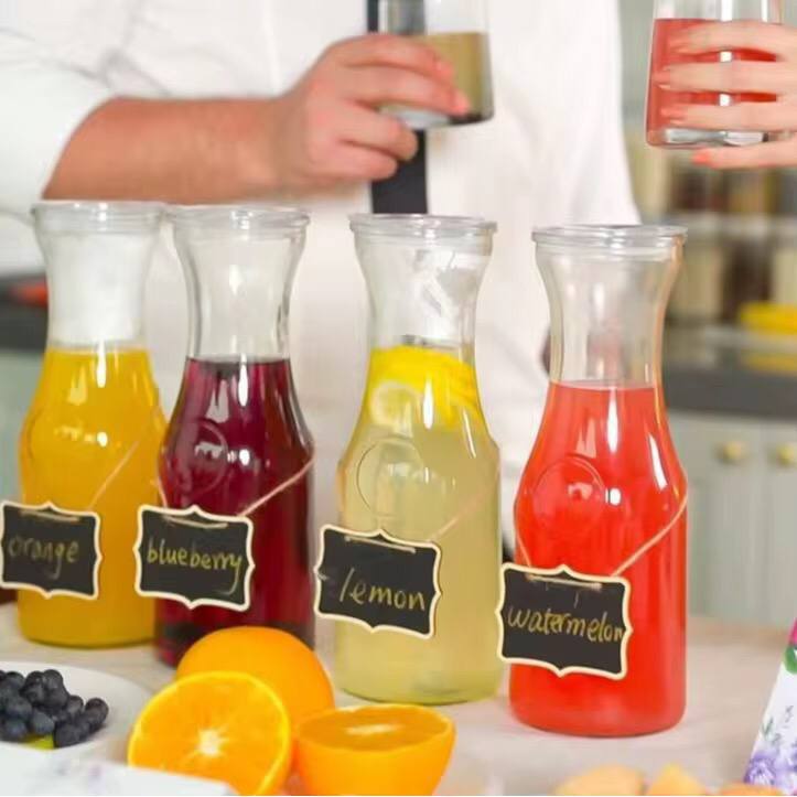 Glass Carafe with bamboo lid