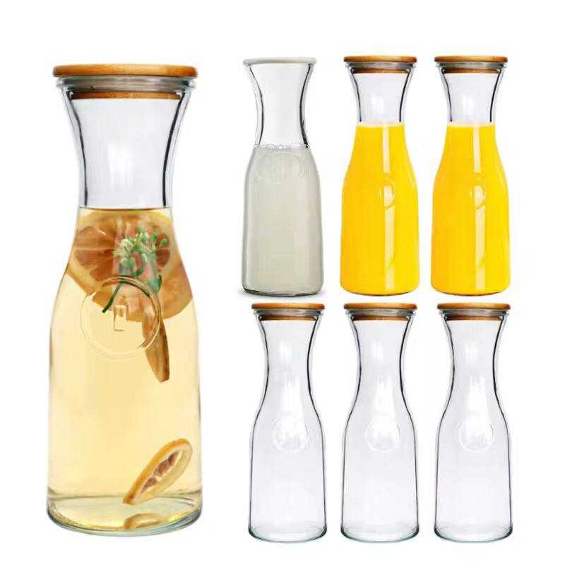 Glass Carafe with bamboo lid