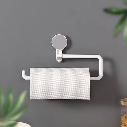 Traceless kitchen wall mounted paper holder/ towel rack