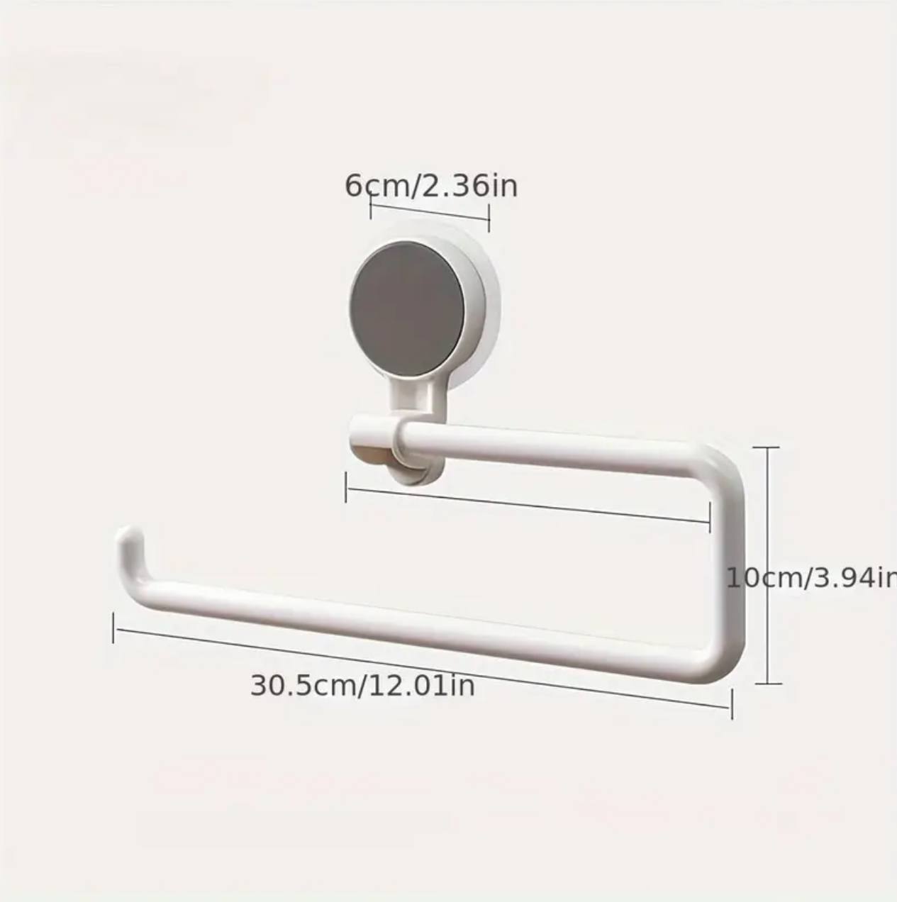 Traceless kitchen wall mounted paper holder/ towel rack