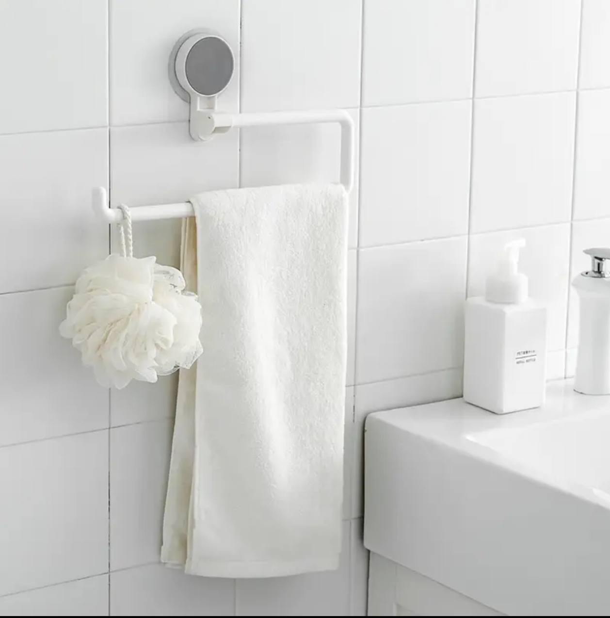 Traceless kitchen wall mounted paper holder/ towel rack