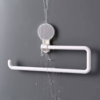 Traceless kitchen wall mounted paper holder/ towel rack