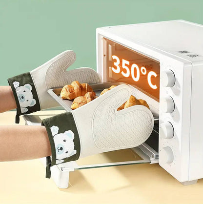 Silicone Heat-Insulating Gloves