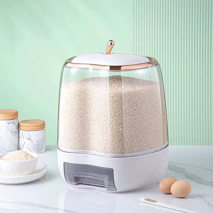 Apple shape rice dispenser