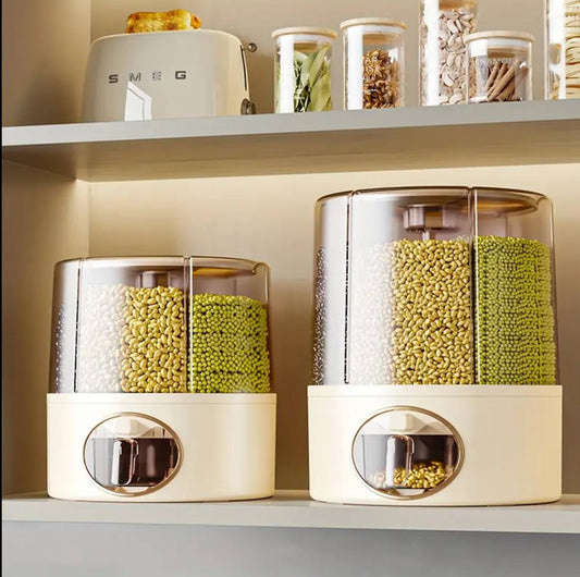 6 compartment cereal dispenser