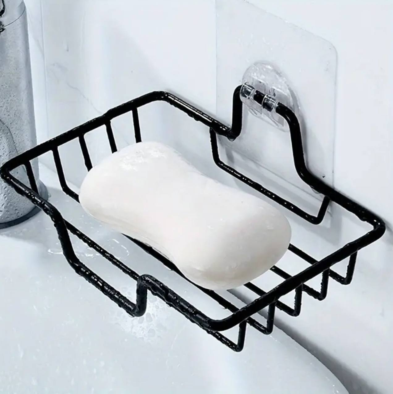 Stainless steel soap dish