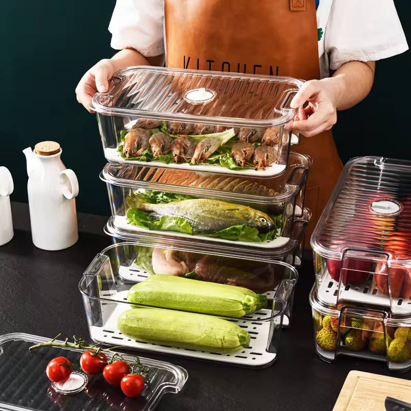 Acrylic fridge storege container