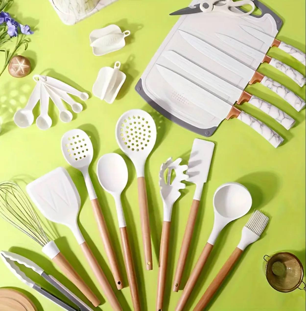 25pcs Silicone Spoons