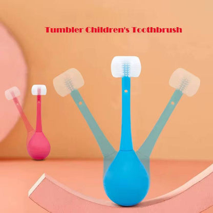LOVELY THREE-SIDED KIDS TOOTHBRUSH.