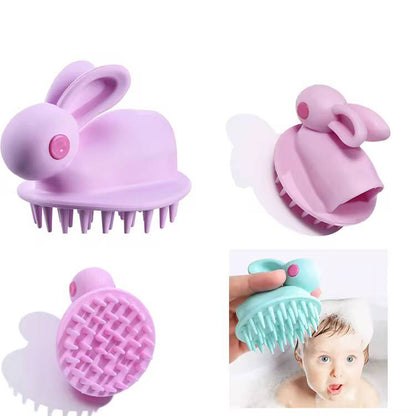 Rabbit shape bathing brush .