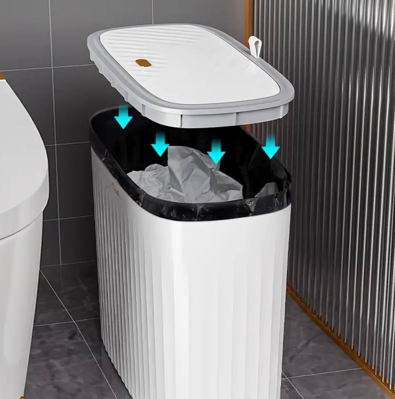 Bathroom sanitary dustbins
