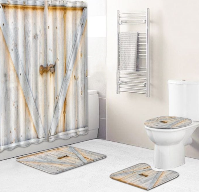 4 Pcs Bathroom Set