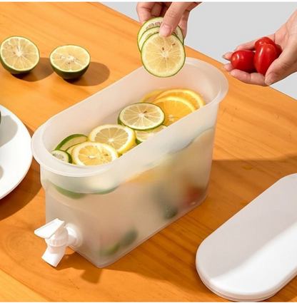 3.5L table top or fridge juice container with dispenser tap