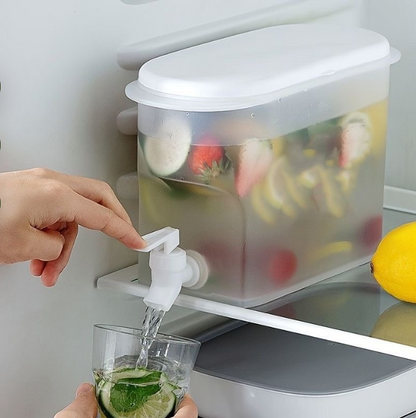 3.5L table top or fridge juice container with dispenser tap