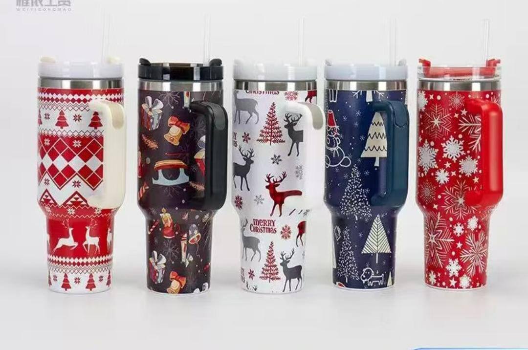 Christmas Themed Stanley Cups