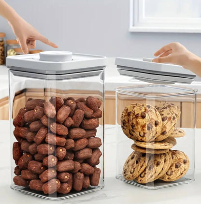3 pcs Airtight Press-to-Seal Food Storage Container with Lid