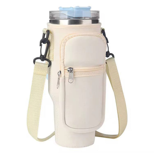 Portable Water Bottle Carrier Bag with Straps