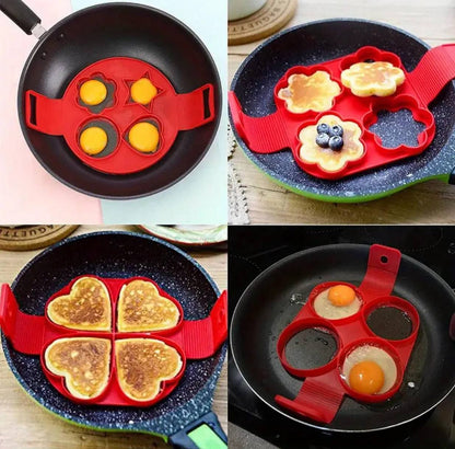 Silicone shaper non stick fantastic egg pancakes maker