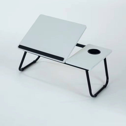 Adjustable Tilting Laptop Folding Table Stand Desk Bed Table with Foldable Legs