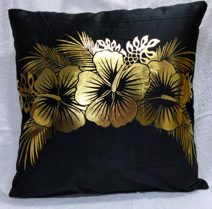 Gold printed Throw pillow covers