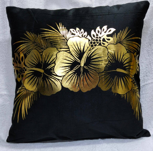 Gold printed Throw pillow covers