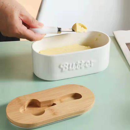 ceramic  butter dish
