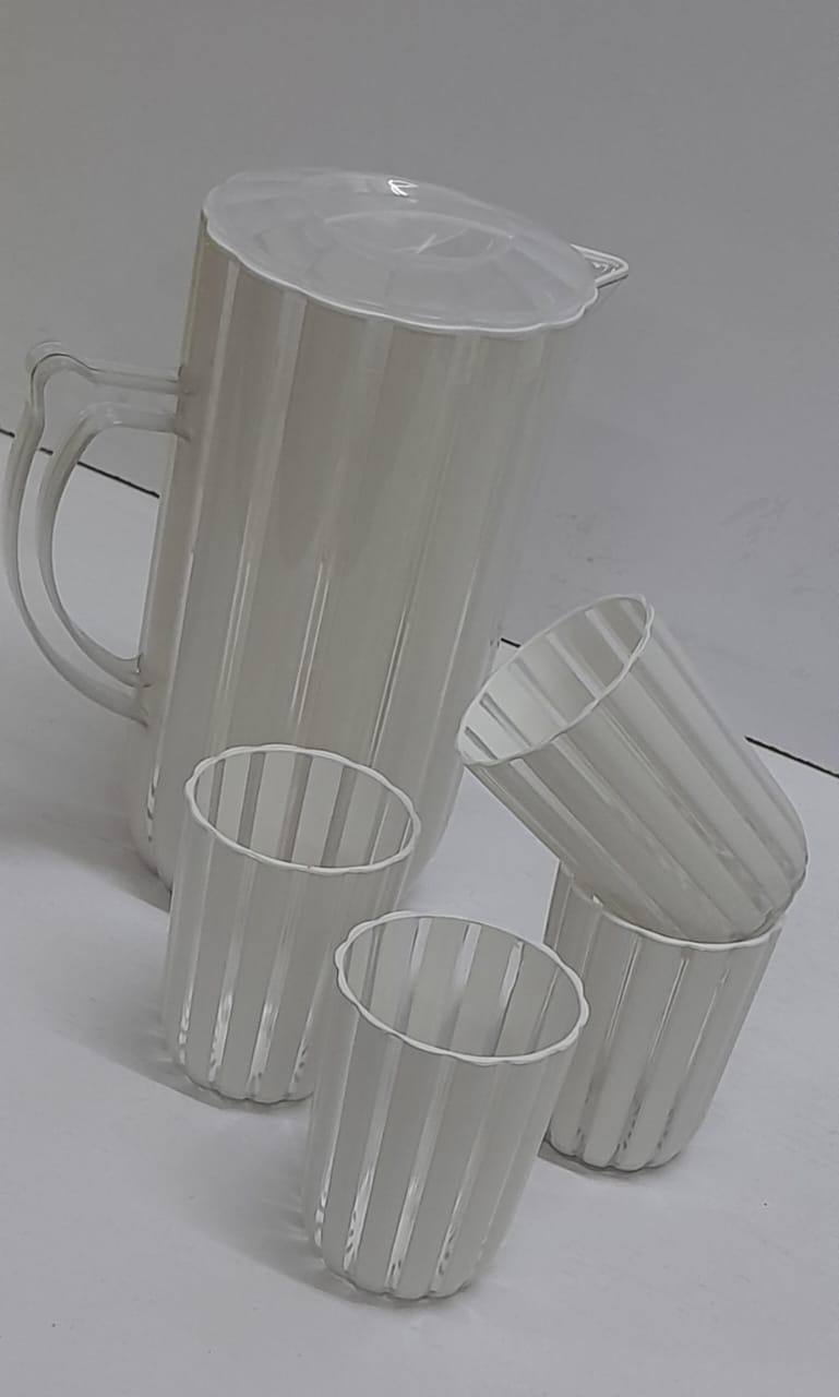 Coloured 4L Melamine water set