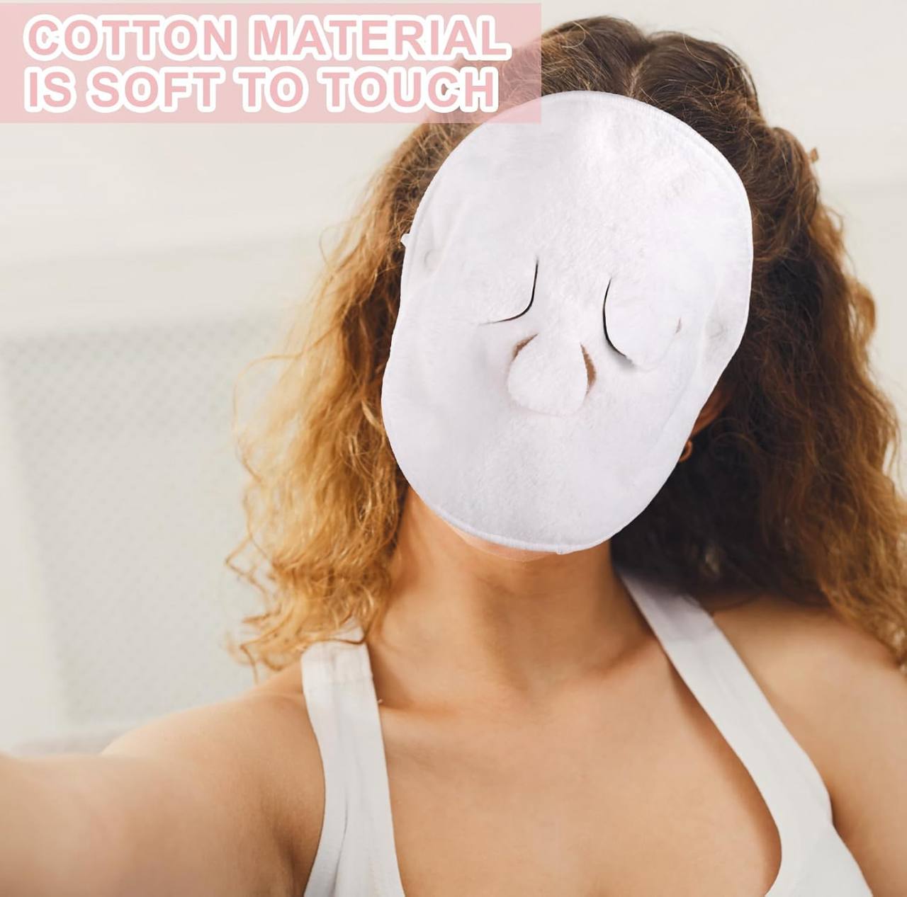 Hot compress face steam bath towel