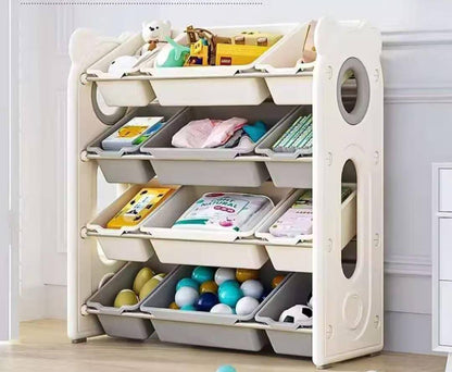 Type B
Kids Space Toy Storage Organizer with  Removable Plastic Bins,