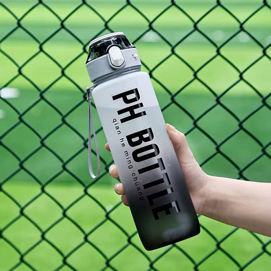 Ultra light weight portable motivation water bottle.PH BOTTLE
