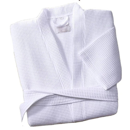 Cotton waffle bathrobes