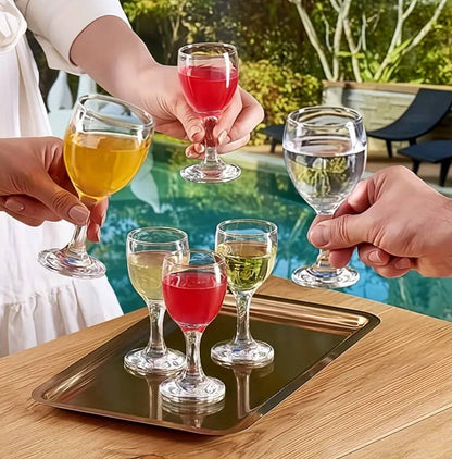 RED CHERRY WINE GLASS