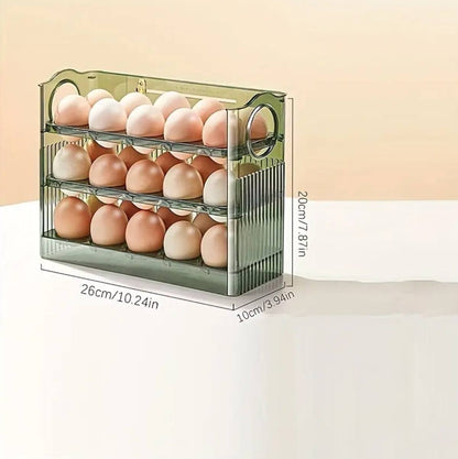 Autoflip Fridge Egg Storage Plastic Box