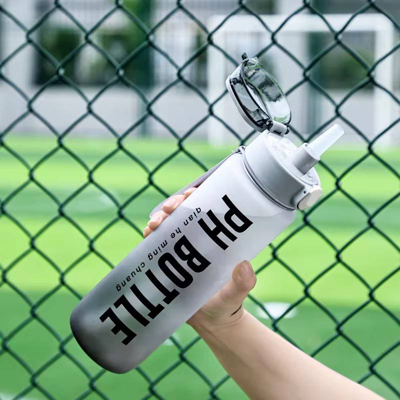 Ultra light weight portable motivation water bottle.PH BOTTLE