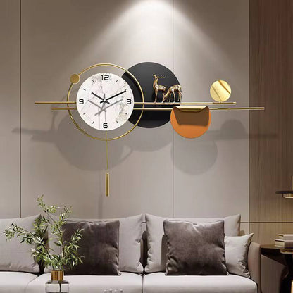 Deer Design Wall Clock