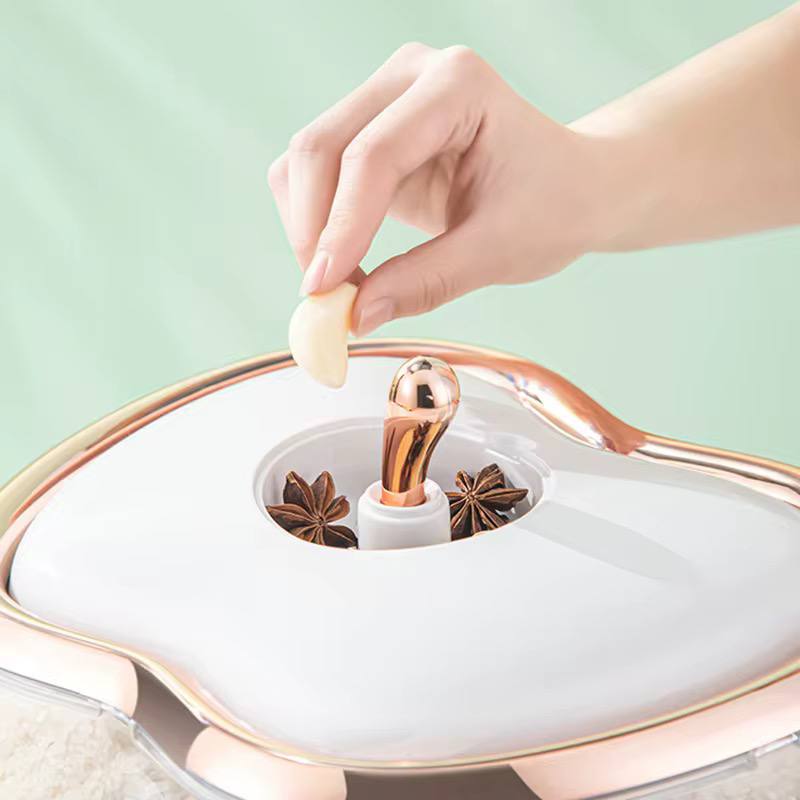 Apple shape rice dispenser