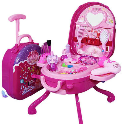 3 in 1 Children makeup suitcase set play-set