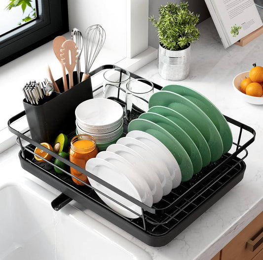 All in 1 over sink kitchen rack dish drainer